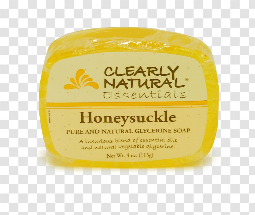 Clearly Natural Glycerine Bar Soap Honeysuckle Cream - Honey Suckle Transparent PNG