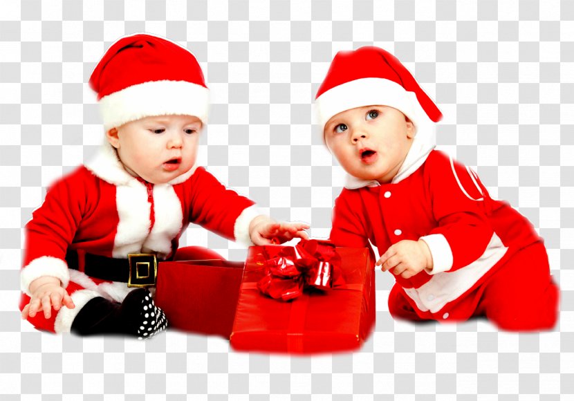Santa Claus Christmas Gift Infant - Holiday - Children Transparent PNG