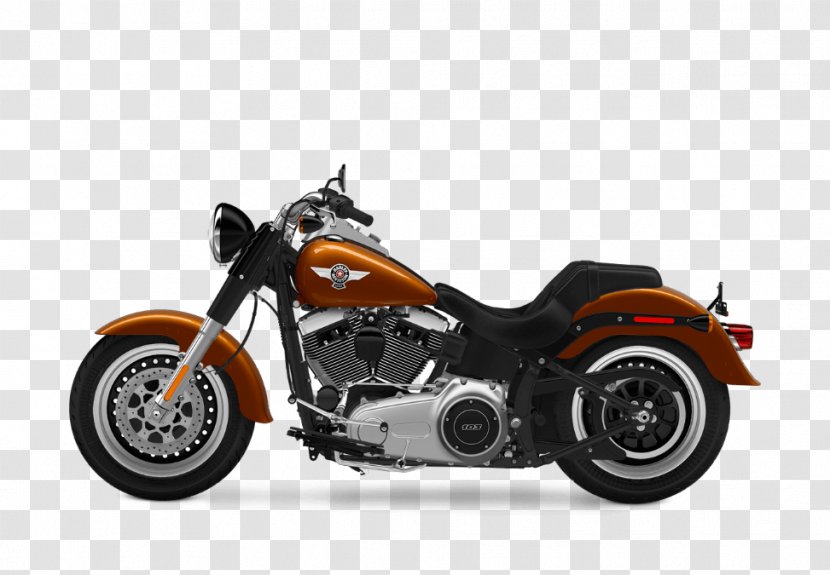 Saddlebag Cruiser Harley-Davidson FLSTF Fat Boy Motorcycle - Riverside Harleydavidson Transparent PNG