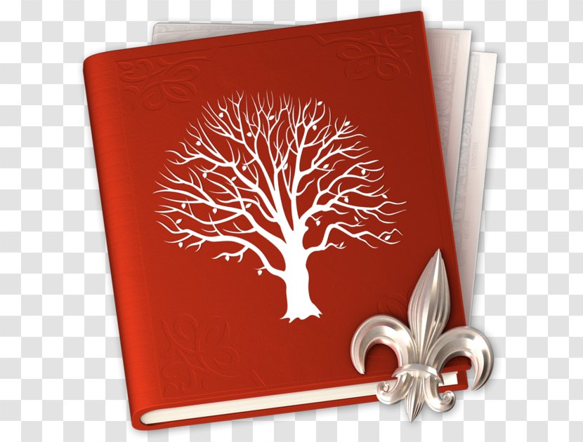 MacFamilyTree Genealogy Software - Red - MacBook Family Transparent PNG