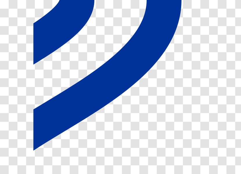 Logo Brand Line Font - Electric Blue Transparent PNG