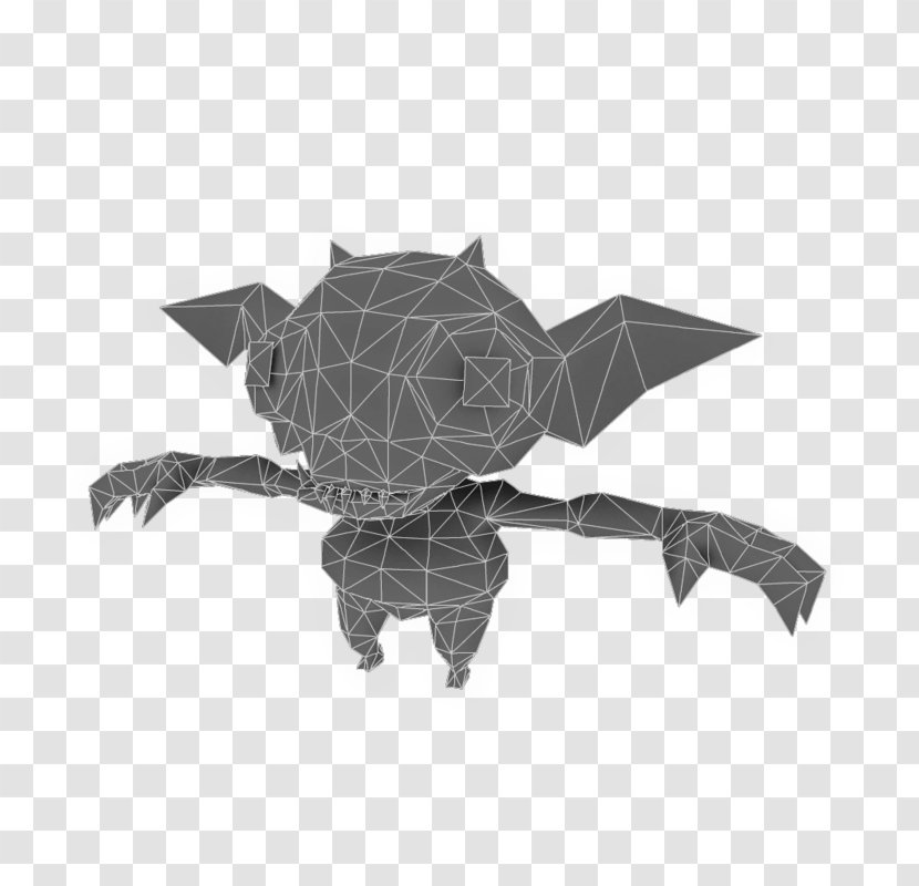 Low Poly Animation Demon 3D Modeling Transparent PNG