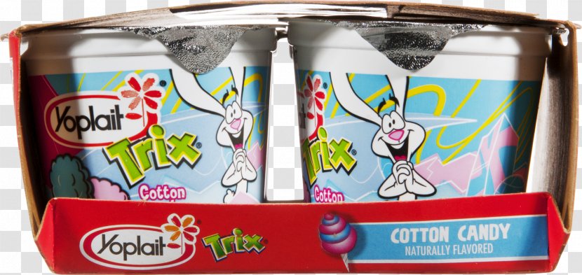 Cotton Candy Trix Yoplait Yoghurt Cup - Ounce - Yogurt Transparent PNG