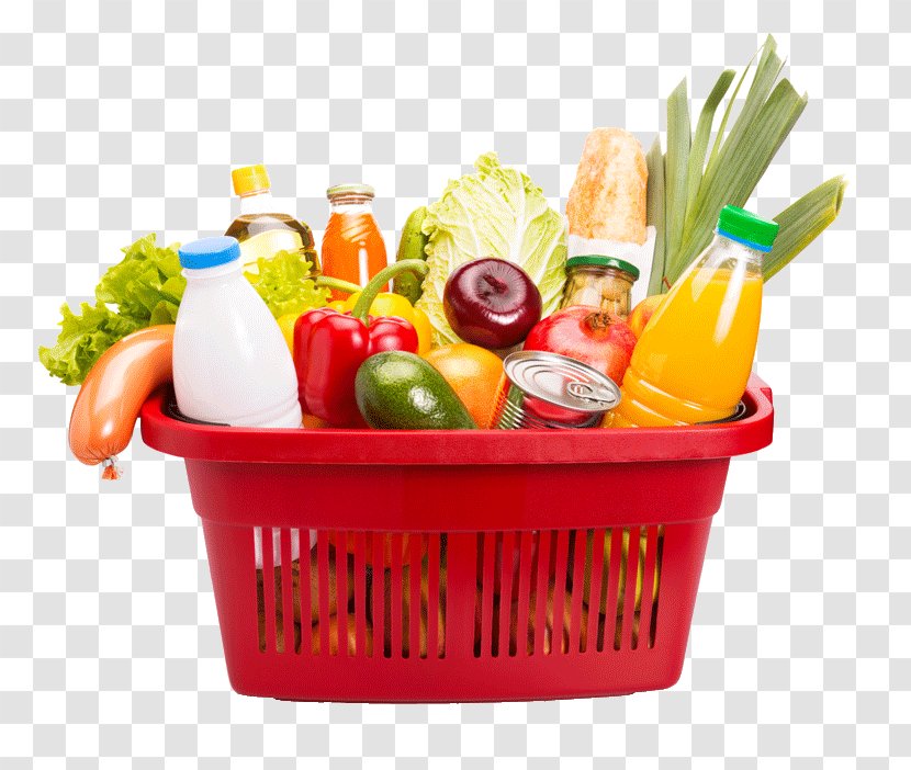 Stock Photography Shopping Supermarket Basket Food - Grocery Store - Cart Transparent PNG