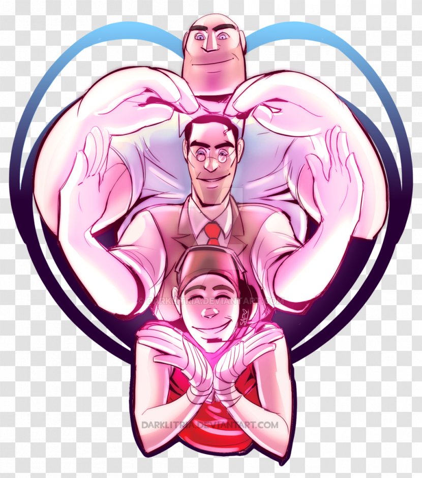 Team Fortress 2 Video Game Drawing Fan Art Valve Corporation - Frame - Heavy Transparent PNG