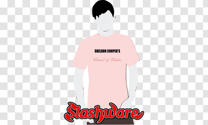T-shirt Logo Sleeve Shoulder - Flower - Sheldon Cooper Transparent PNG
