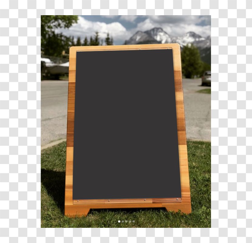 Banff Sign Company / Knorth Creative Jay Street Sandwich Board Business T1L 1C3 - Wood - Chalk Painting Transparent PNG