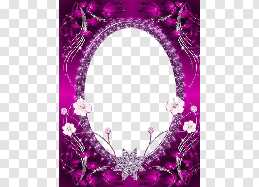 Picture Frame Pink - Blue - Purple Transparent PNG