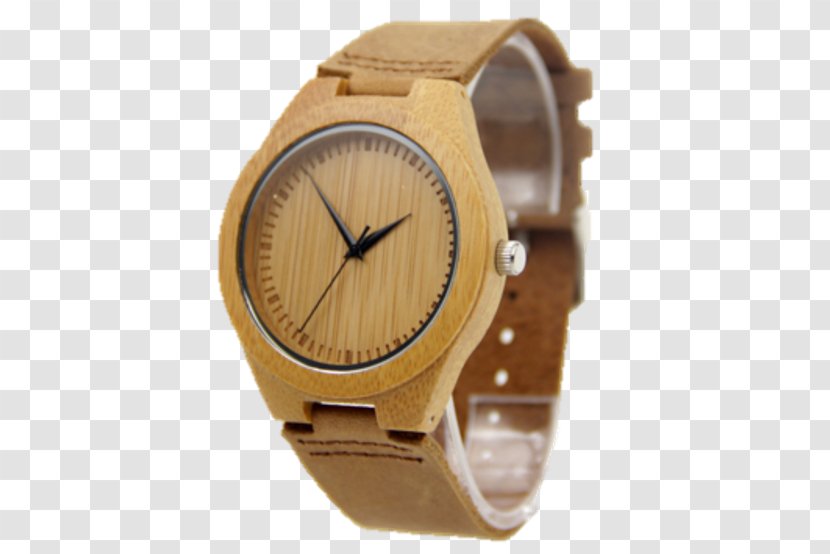 Watch Leather Fashion Wood Strap Transparent PNG
