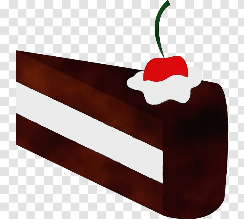 Red Food Cherry Dessert Frozen - Cake Rectangle Transparent PNG