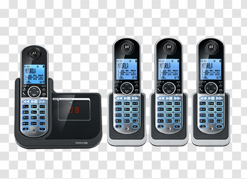 Cordless Telephone Motorola P1003 Digital Enhanced Telecommunications Handset - Gadget - Longdistance Calling Transparent PNG