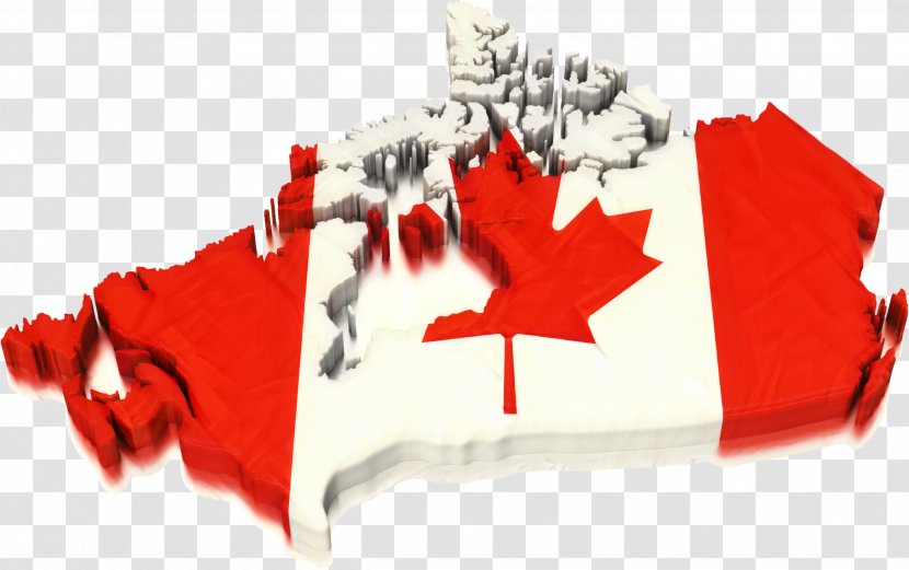 Red Maple Leaf - Carmine - Flag Transparent PNG