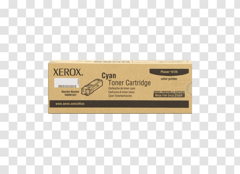 Toner Cartridge Xerox Phaser - Material Transparent PNG