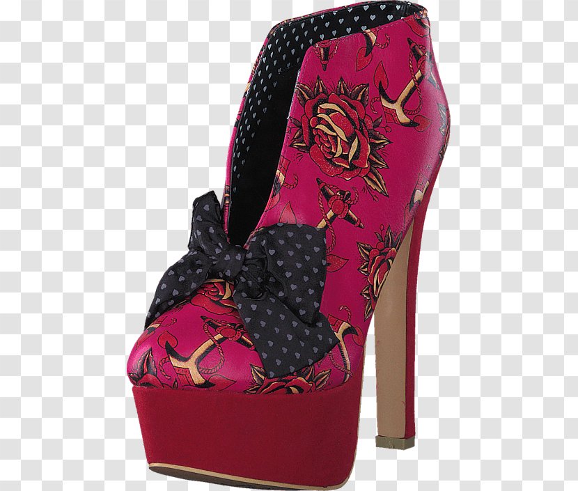 Heel Pink M Boot Fashion Shoe - Iron Fist Transparent PNG