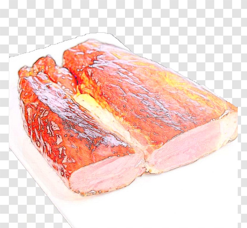 Back Bacon Ham Food - Tree - Hand-painted Transparent PNG