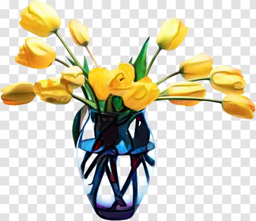 Vase Clip Art Tulip Flower - Transparent Ard Time - Artificial Transparent PNG