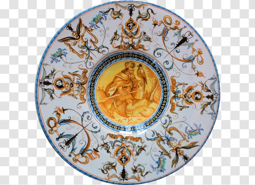 Renaissance Grotesque Plate Putto Ceramic - Love Transparent PNG
