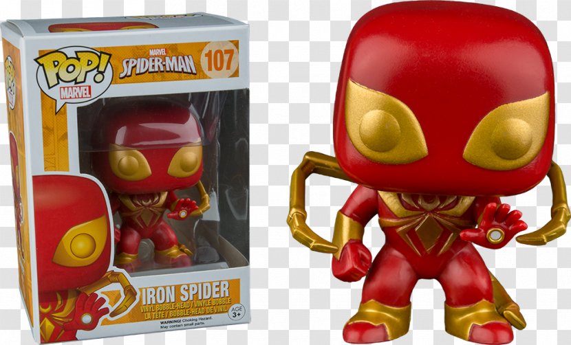 Spider-Man Iron Man Spider Funko Bobblehead - Avengers Infinity War - Spider-man Transparent PNG