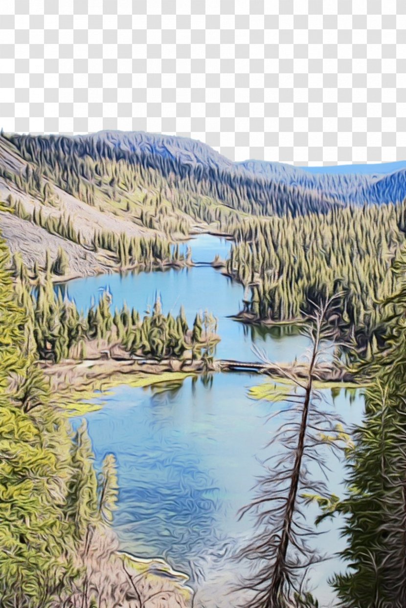 Natural Landscape Body Of Water Resources Nature - Lake - Tarn Transparent PNG