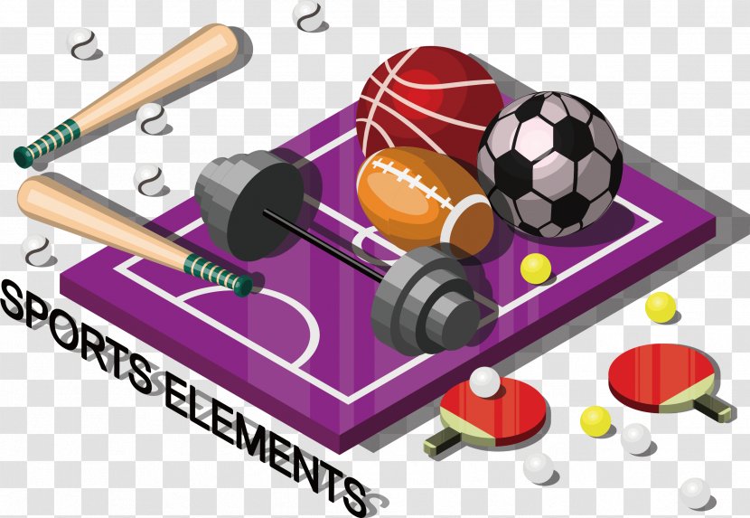 Sports Equipment Basketball Illustration - Court - Vector Hand-painted Football Posters Transparent PNG