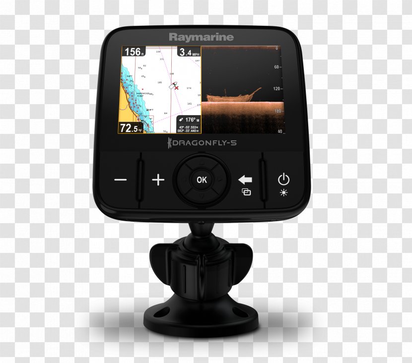Raymarine Dragonfly Pro Plc Fish Finders GPS Navigation Systems Chirp - Global Positioning System - Ray Background Transparent PNG