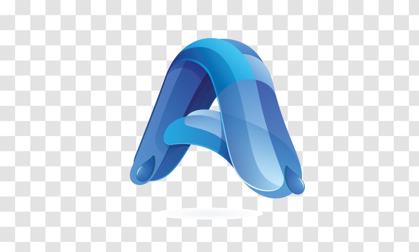Euclidean Vector Logo Font - Azure - A Letter Transparent PNG