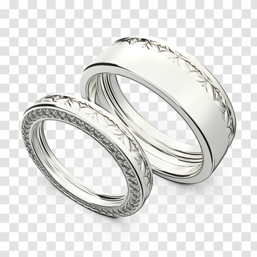 Wedding Ring Body Jewellery Silver Platinum - Human Transparent PNG