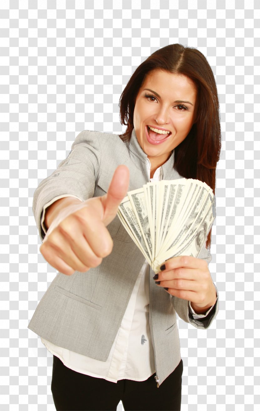 Money Credit Service Loan Business - Flower - Holding Transparent PNG