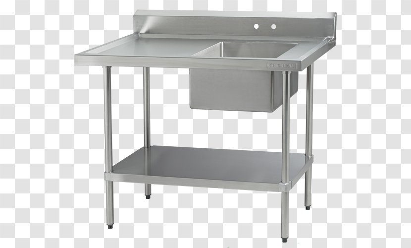 Table Kitchen Sink Stainless Steel Furniture - Tina Transparent PNG