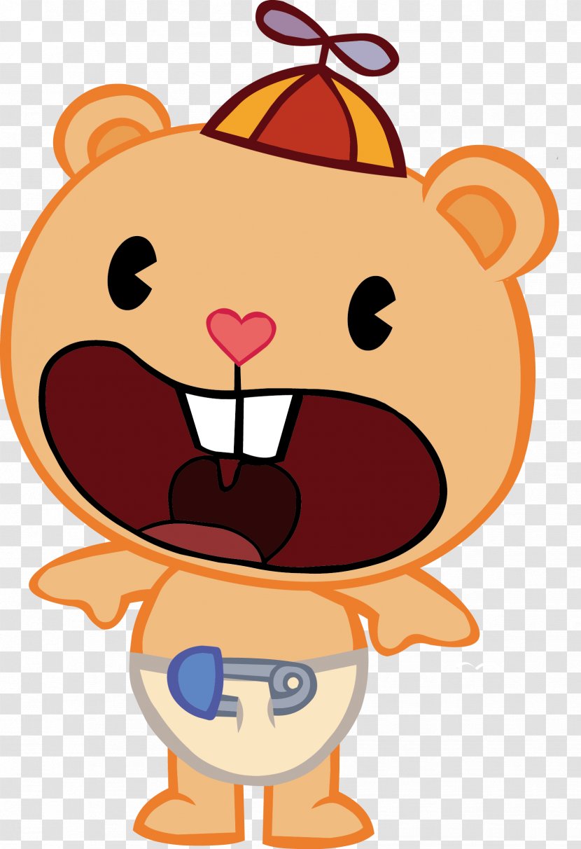 Cub Cuddles Toothy - Heart - Bear Mouth Transparent PNG