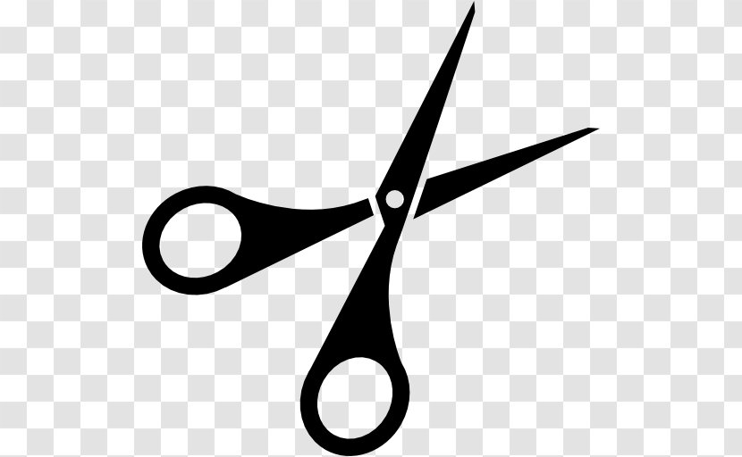 Hair-cutting Shears Scissors - Black And White - Scissor Transparent PNG