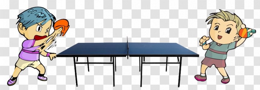 Table Tennis Cartoon Sport Q-version Transparent PNG