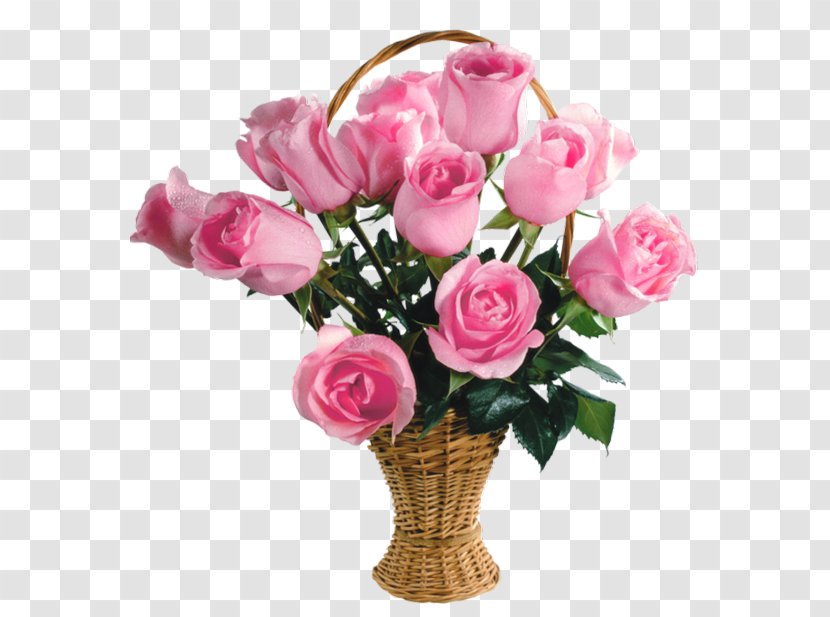 Rose Flower Pink Basket - Plant - Transparent Roses Picture Transparent PNG