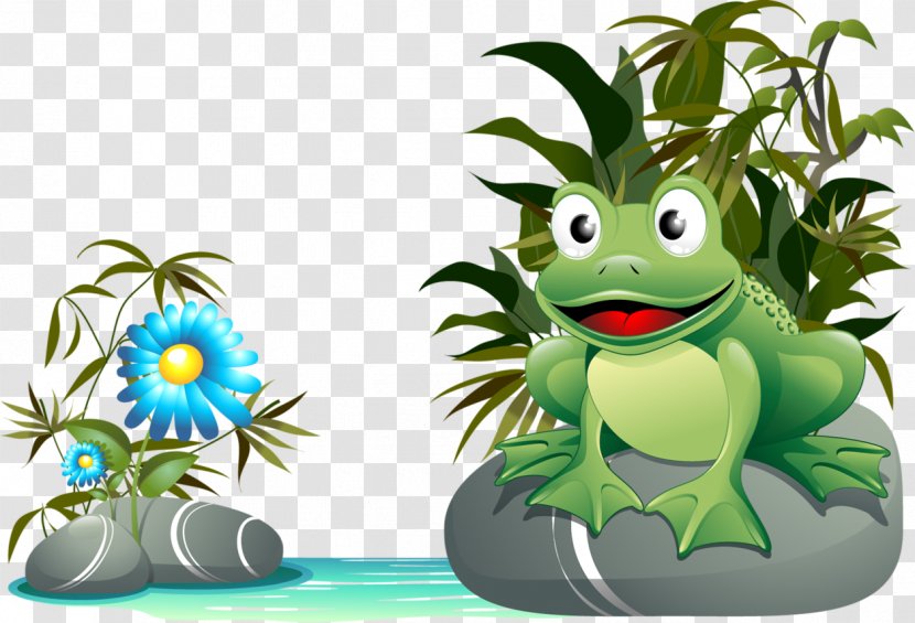 Frog Clip Art - Flowerpot - Pond Transparent PNG