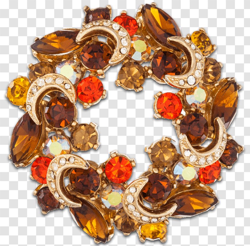 Amber Fiction Earring Jewellery Brooch - Boutique Transparent PNG