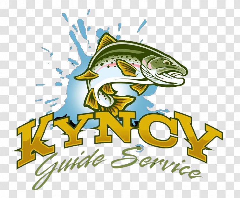 Logo Kyncy Guide Service Illustration Wild Boar Bear Hunting - Fish - Less Transparent PNG