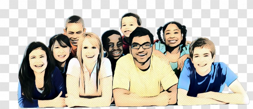 Group Of People Background - International Student - Crowd Smile Transparent PNG