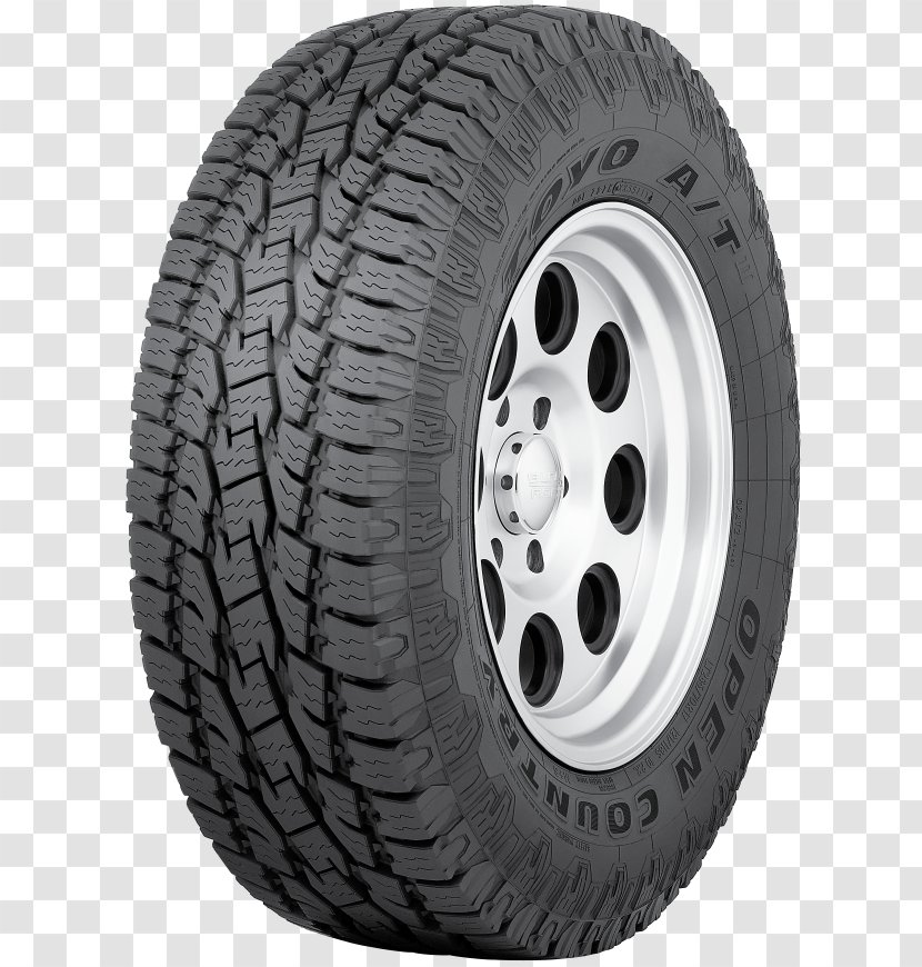 Car Motor Vehicle Tires Toyo Tire & Rubber Company TOYO Open Country A/T II Off-road - Automotive Wheel System Transparent PNG