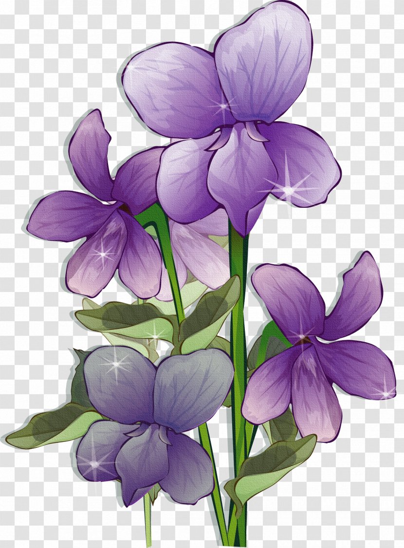 Nanny Child Care Flyer - Flower - Purple Flowers Card Transparent PNG