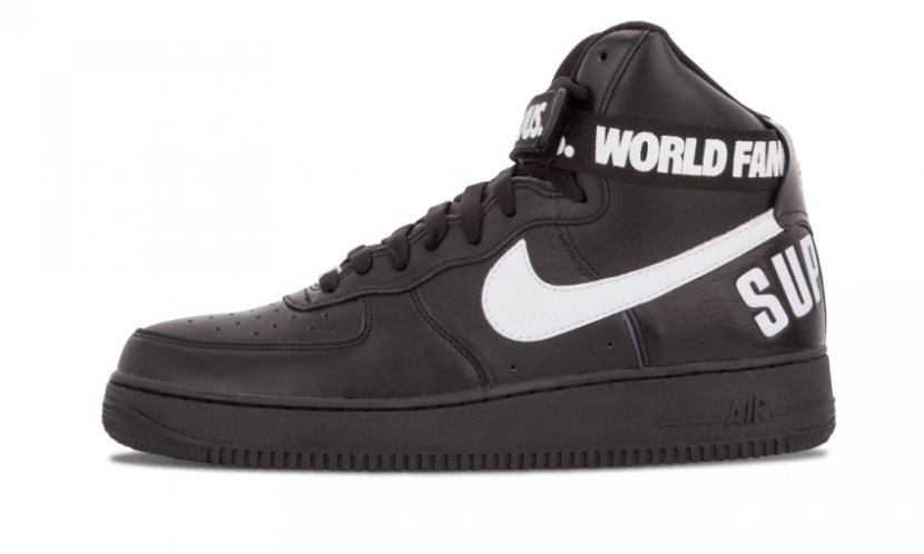 Nike Air Force 1 High Supreme SP 'Supreme' Mens Sneakers - Sportswear - Size 10.5 Shoe JordanNike Transparent PNG