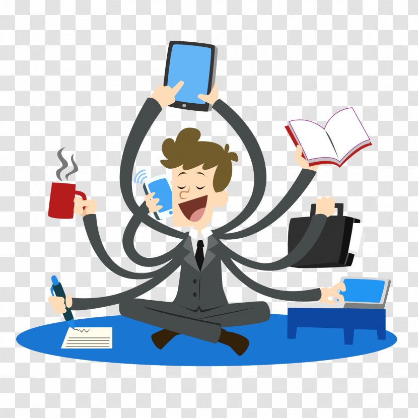 Corporate Parity Back Office Front And Ends Management Clip Art - Business - Busy Transparent PNG