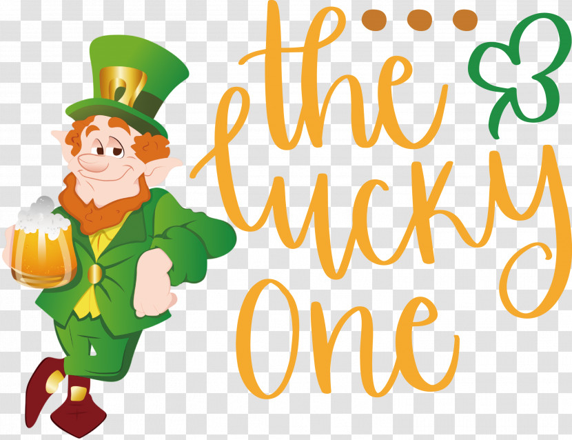 Lucky One Lucky St Patricks Day Transparent PNG