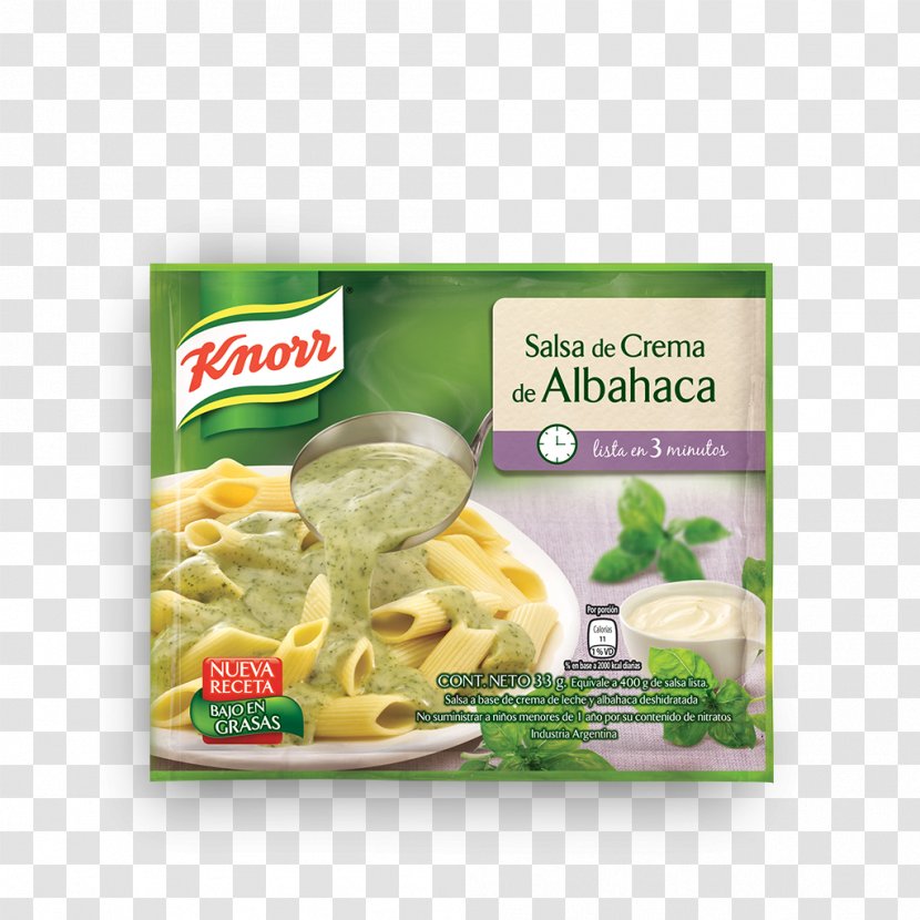 Custard Flavor Cream Knorr Sauce - Ingredient - ALBAHACA Transparent PNG