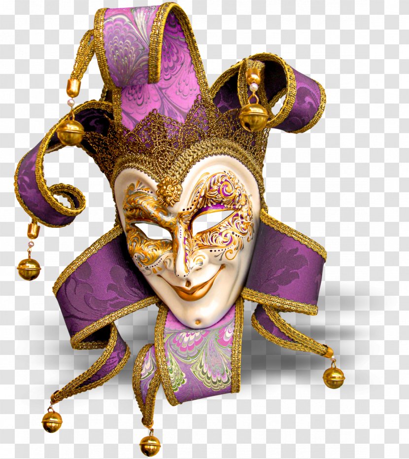 Carnival Of Venice Venetian Masks Masquerade Ball Costume - Masque Transparent PNG