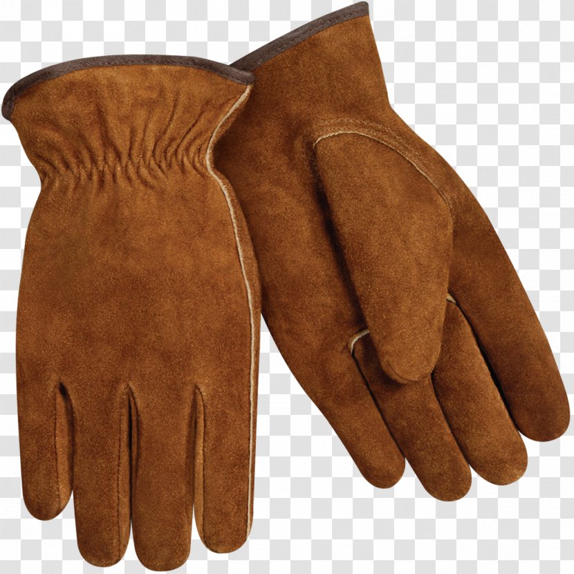 Leather Polar Fleece Glove Thinsulate Thermal Insulation - Safety - Driving Transparent PNG
