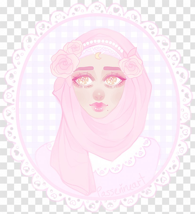 Cheek Portrait Pink M Forehead - Cartoon - Nose Transparent PNG