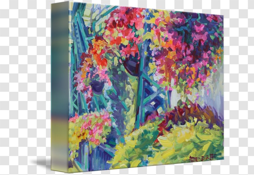 Floral Design Acrylic Paint Painting Dye - Art Transparent PNG