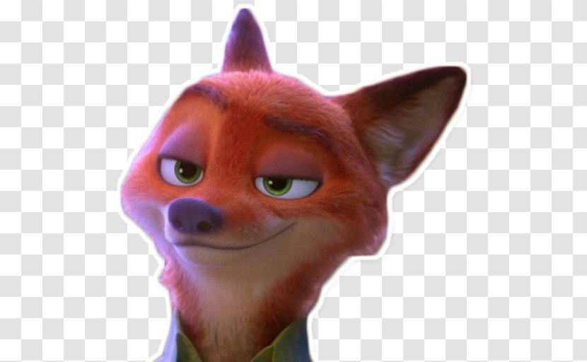 Red Fox Try Everything Snout Fan Whiskers - Film - Nick Wilde Transparent PNG