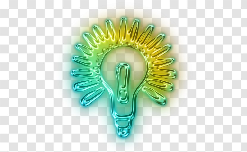Incandescent Light Bulb Neon Lamp - Icon Transparent PNG