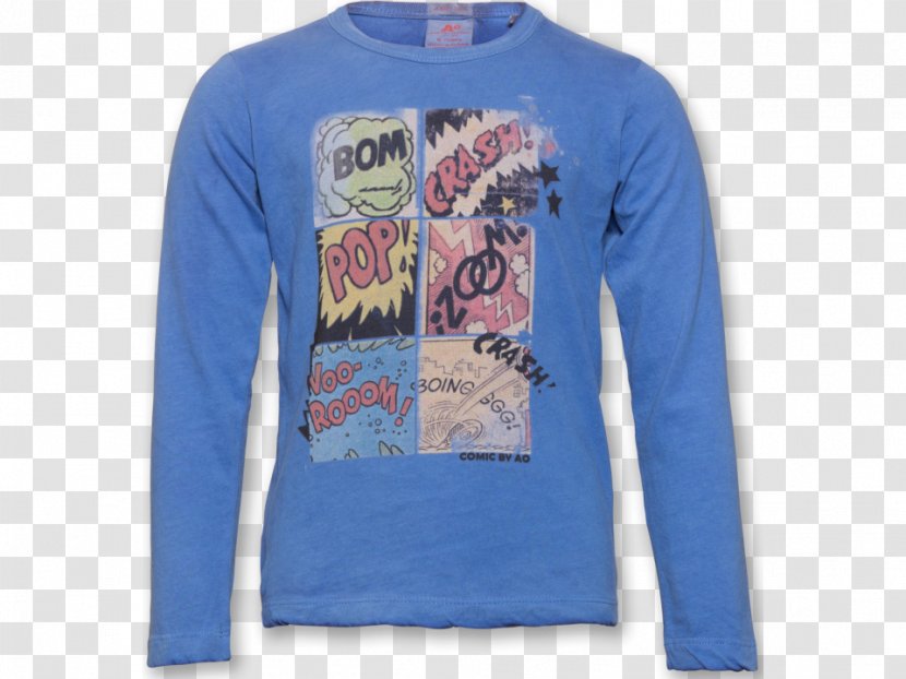 Long-sleeved T-shirt Sweater Bluza - Active Shirt - American Comics Transparent PNG